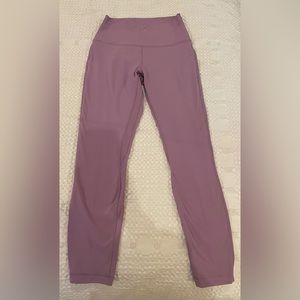 Size 6 Lululemon Leggings. Align. 25 in. double lined leggings.